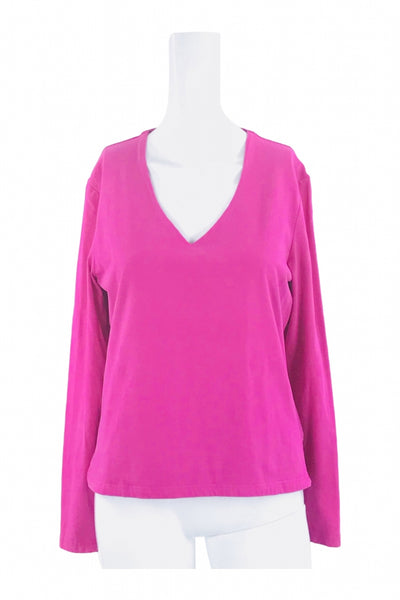 Faded Glory, Women's Purple Long Sleeved Shirt - Size: L (Regular)